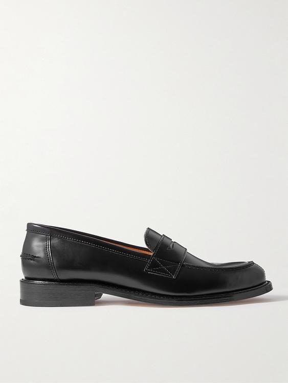 Black loafers from Mr P.