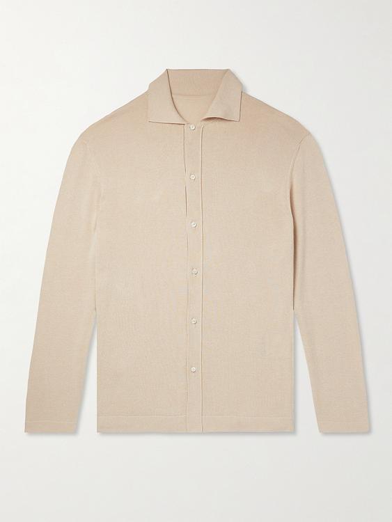 Beige casual shirt from Stòffa