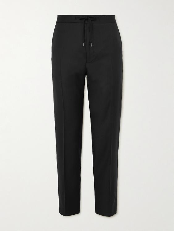 Black tuxedo trousers from Mr P.