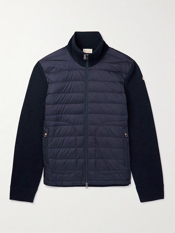 Dark grey hybrid jacket from Moncler