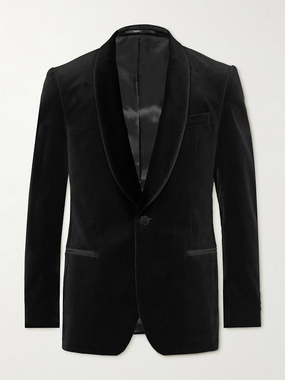 Black tuxedo jacket from Mr P.