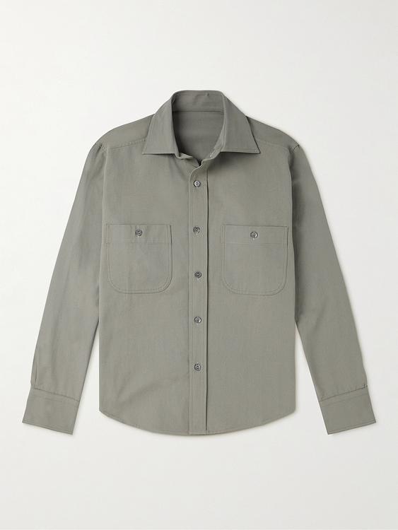 Grey overshirt from Stòffa
