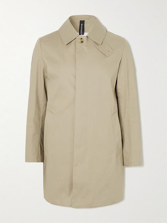 Beige trench coat from Mackintosh
