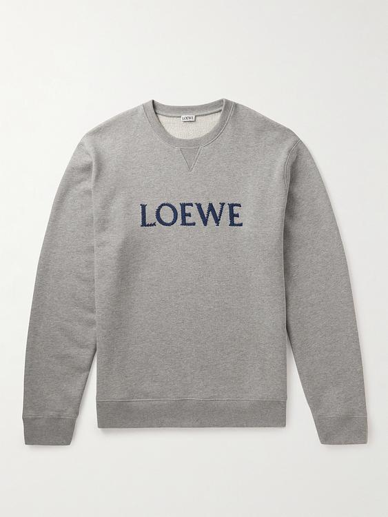 Print grey sweatshirt from Loewe