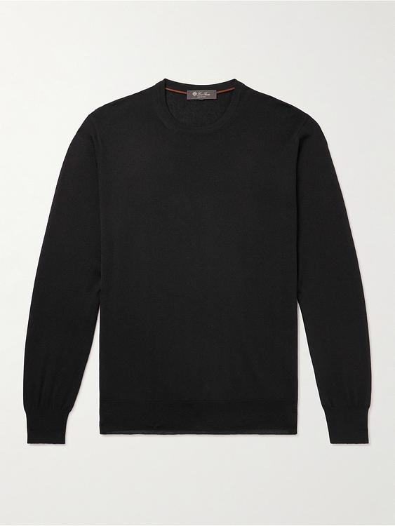 Black sweatshirt from Loro Piana