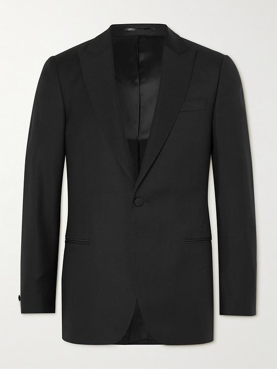 Black tuxedo jacket from Mr P.