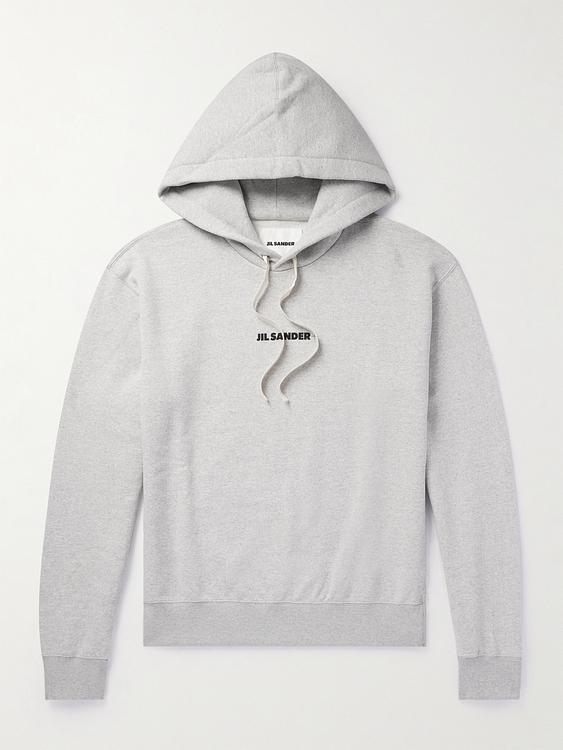 White hooded sweatshirt from Jil Sander