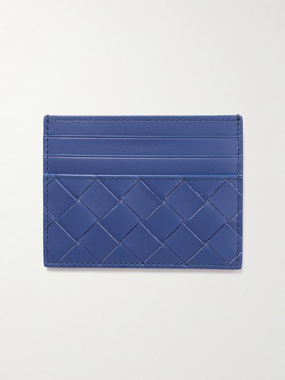 Blue wallet from Bottega Veneta