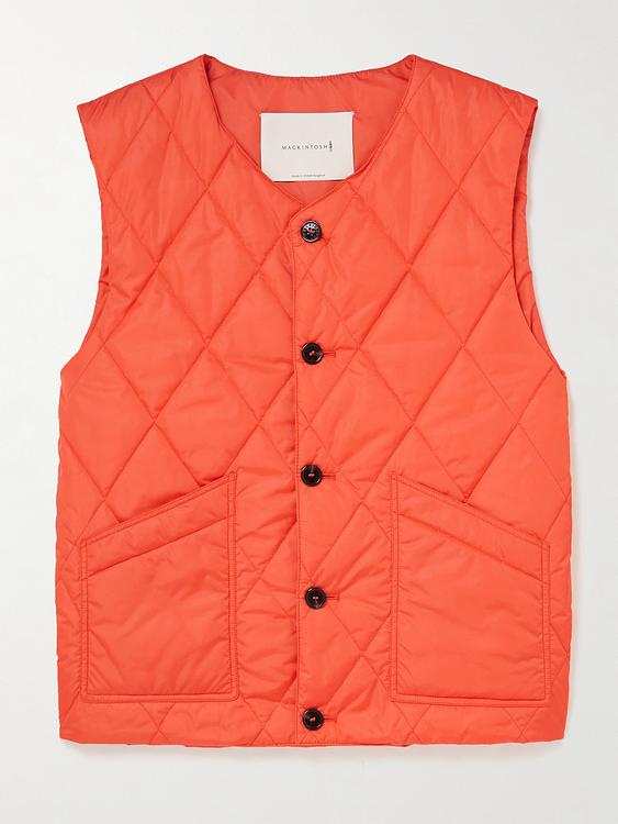 Orange vest from Mackintosh
