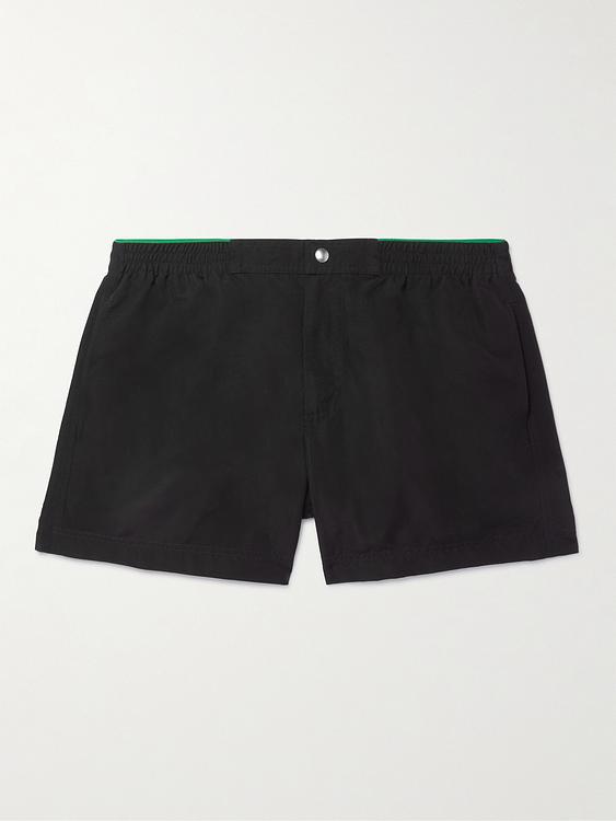 Black chino shorts from Bottega Veneta