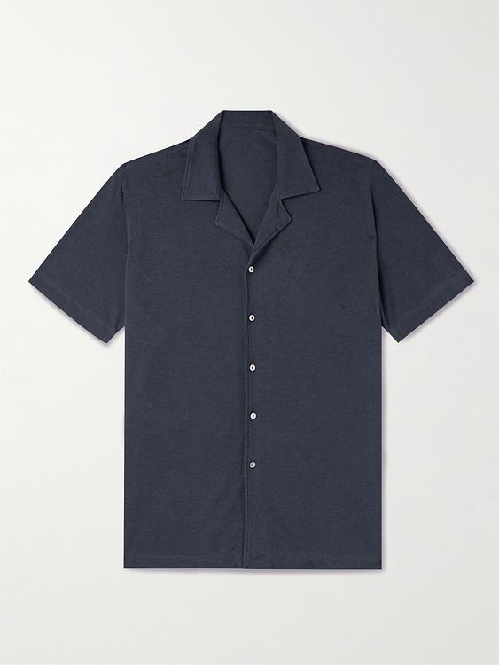 Dark grey short sleeve shirt from Stòffa