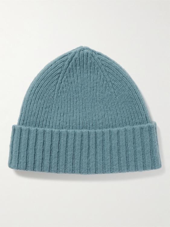 Blue beanie from Mr P.