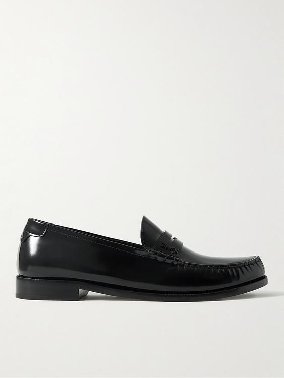 Black loafers from Saint Laurent