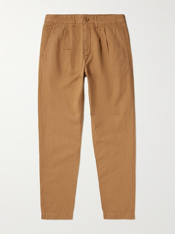 Brown casual trousers from Mr P.