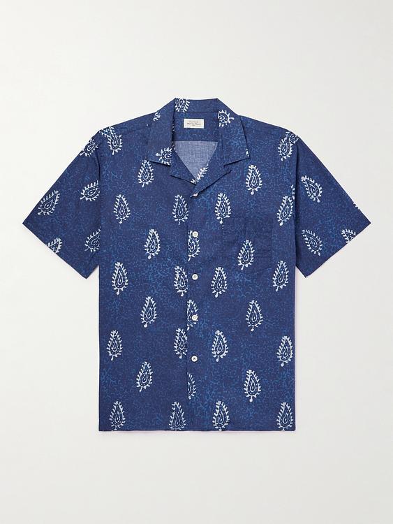 Dark blue short sleeve shirt from Hartford