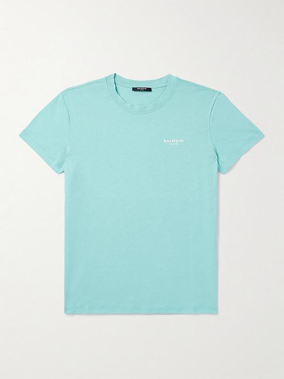 Light blue t-shirt from Balmain