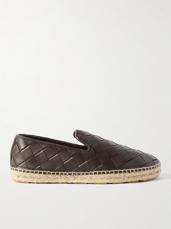 Dark brown espadrilles from Bottega Veneta