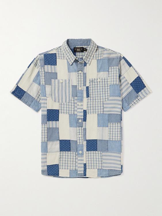 Checkered multicolor short sleeve shirt from RRL