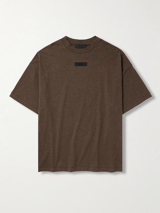 Dark brown t-shirt from Fear Of God Essentials