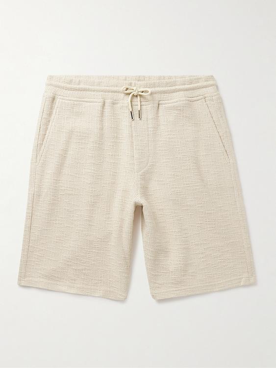 Beige drawstring shorts from NN07