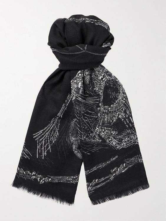 Black scarve from Alexander Mcqueen