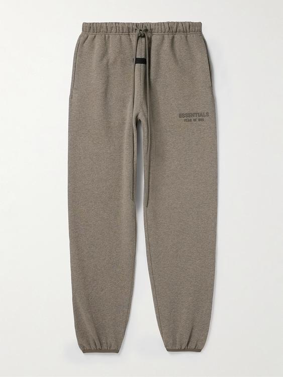 Grey sweatpants from Fear Of God Essentials