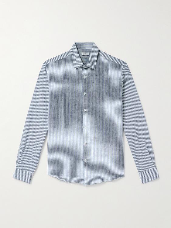 Light blue casual shirt from Sunspel