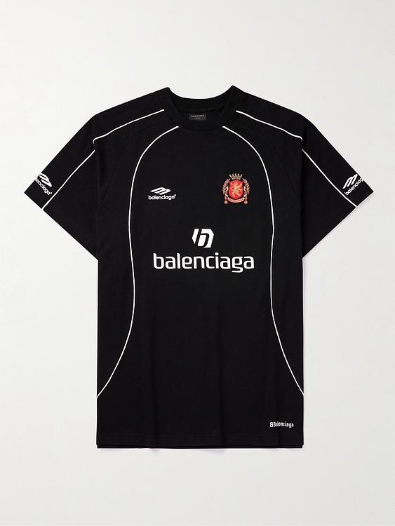 Print black t-shirt from Balenciaga