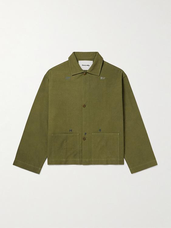 Green casual jacket from Story Mfg.