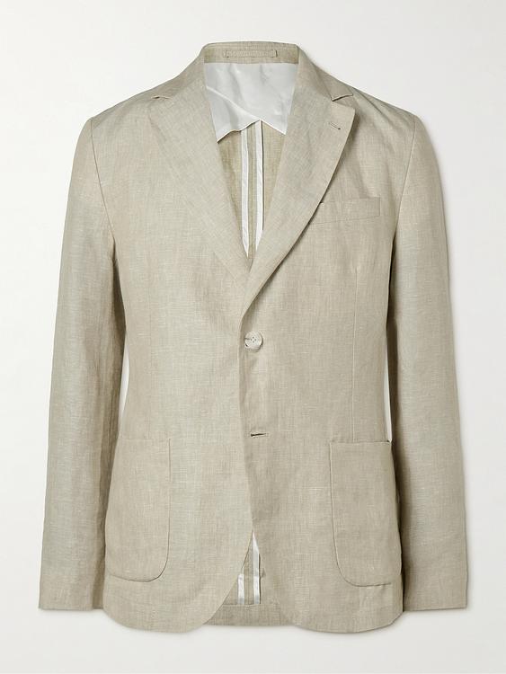 Beige suit jacket from Frescobol Carioca