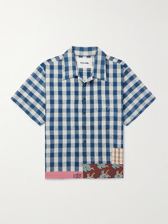 Checkered multicolor short sleeve shirt from Story Mfg.