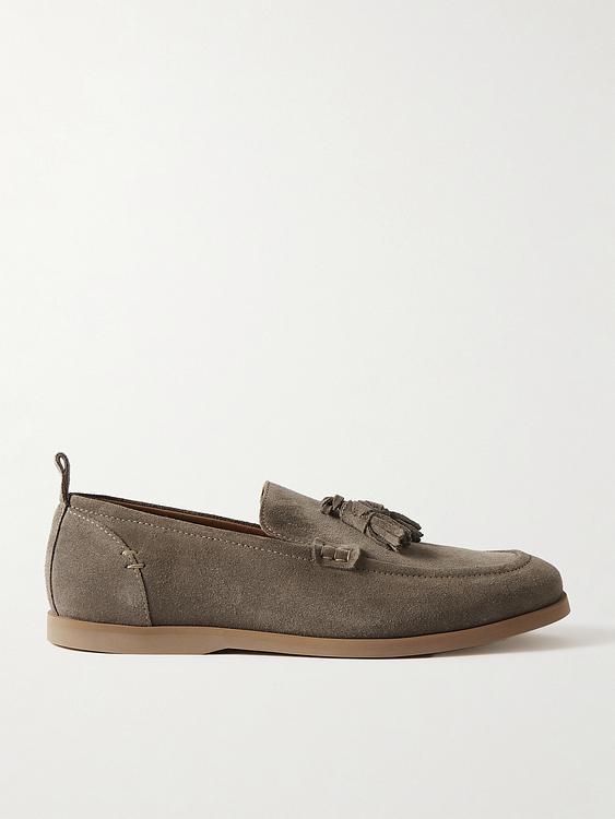 Taupe loafers from Mr P.