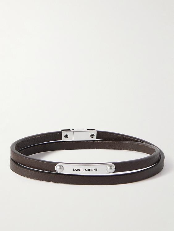 Print black bracelet from Saint Laurent