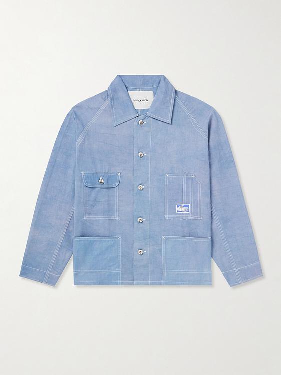 Light blue casual jacket from Story Mfg.