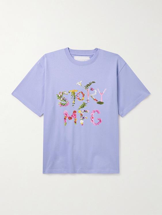 Print light blue t-shirt from Story Mfg.