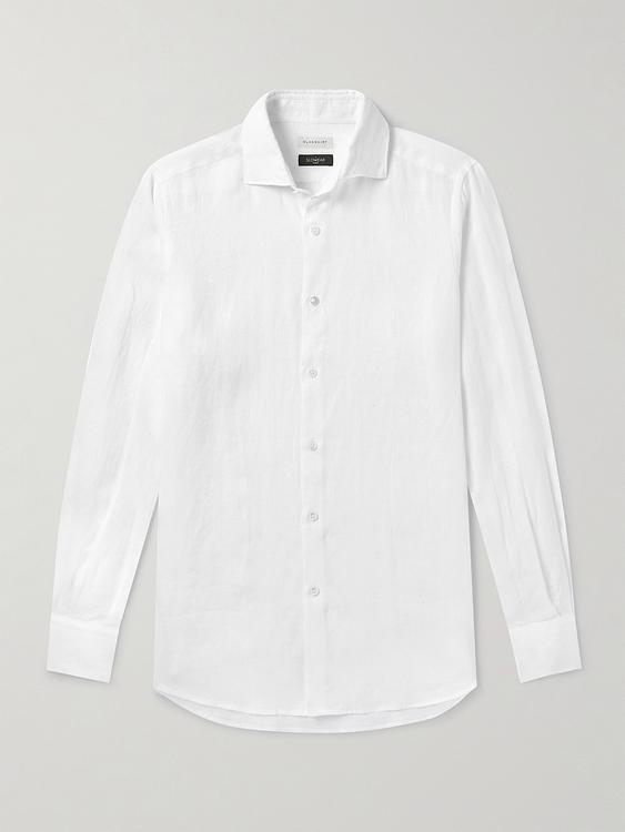 White casual shirt from Incotex