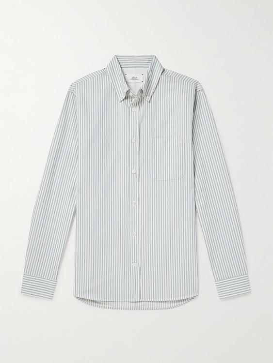 Striped grey casual shirt from Mr P.