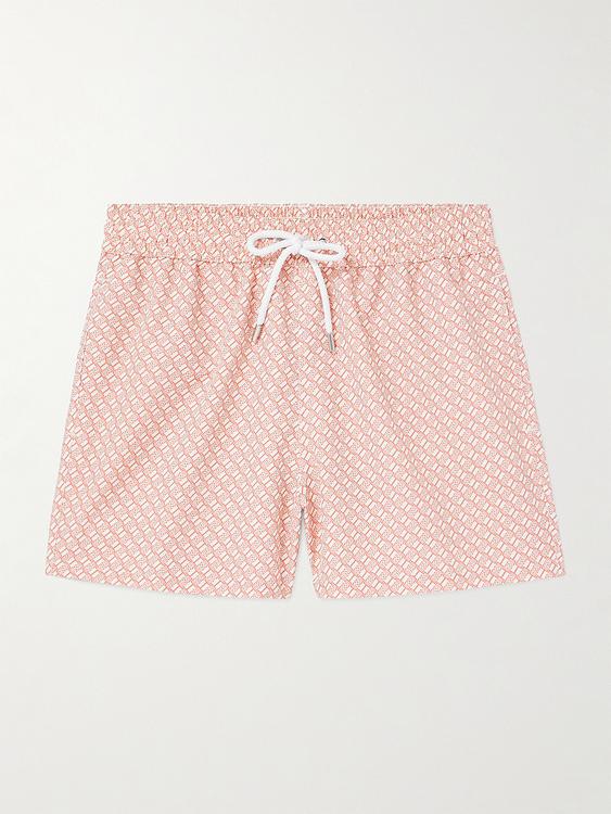 Light pink swim shorts from Frescobol Carioca