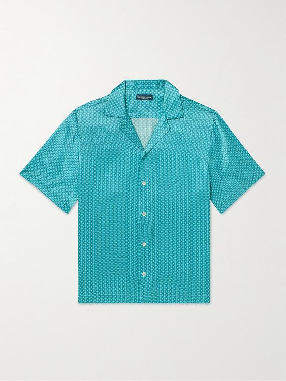 Blue short sleeve shirt from Frescobol Carioca