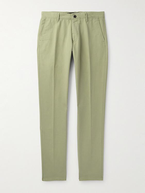 Taupe chinos from Incotex
