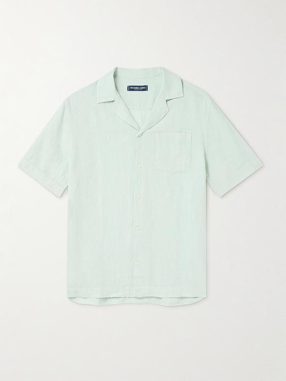 Grey short sleeve polo shirt from Frescobol Carioca