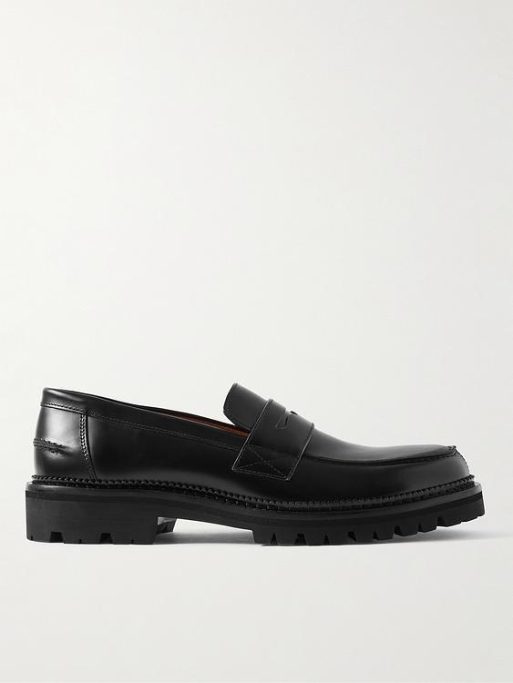 Black loafers from Mr P.