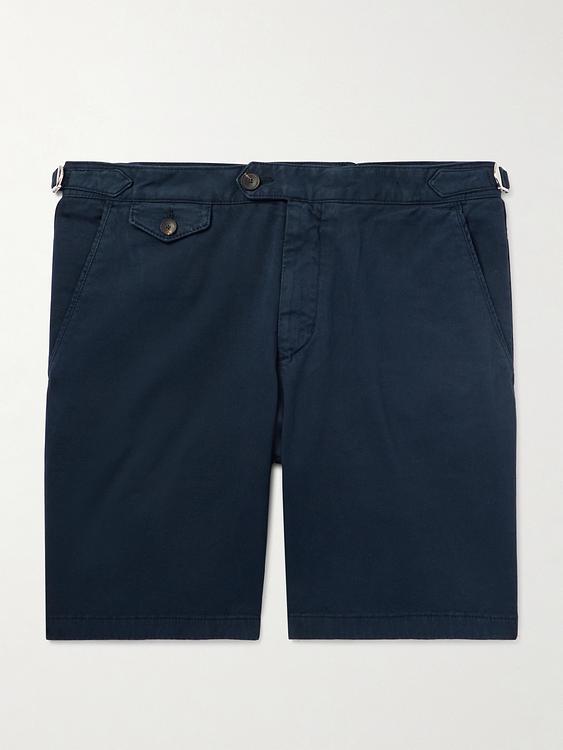 Black chino shorts from Mr P.