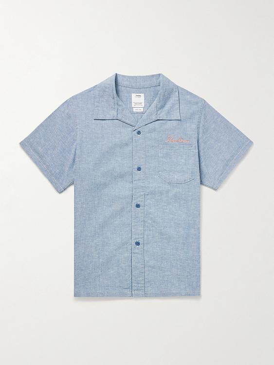 Light blue short sleeve shirt from Visvim