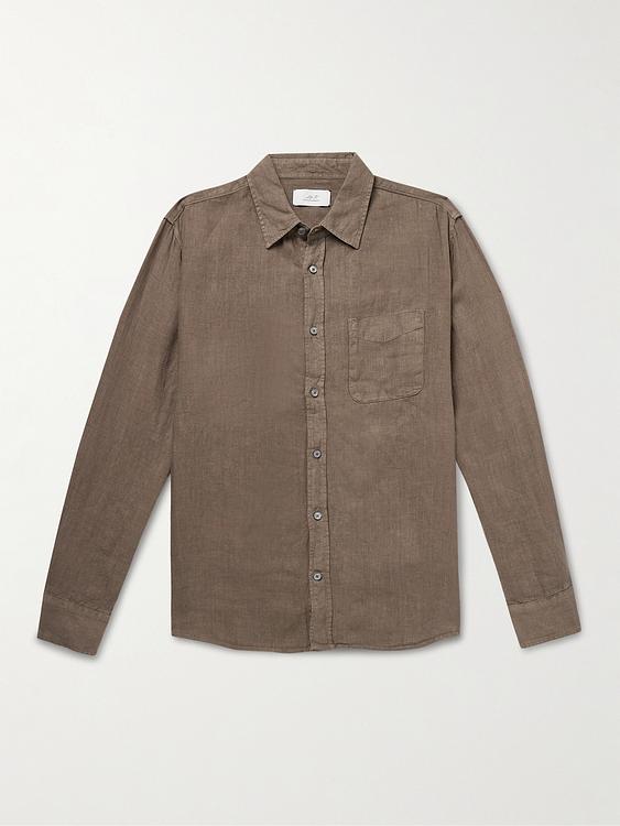 Taupe casual shirt from Mr P.