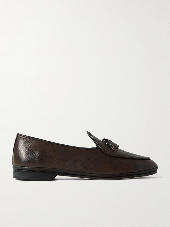 Black loafers from Rubinacci