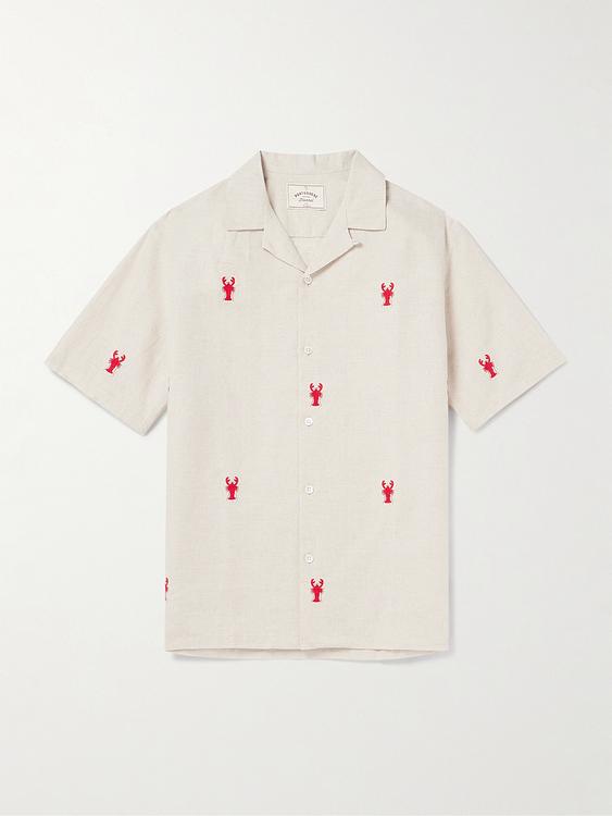 White short sleeve shirt from Portuguese Flannel