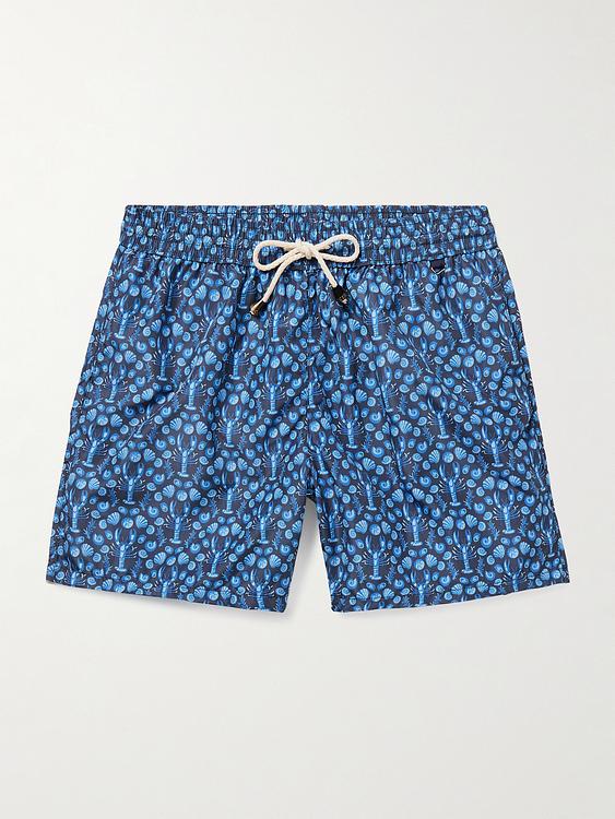 Dark blue swim shorts from Rubinacci