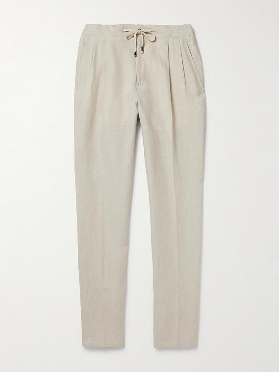 Beige chinos from De Petrillo
