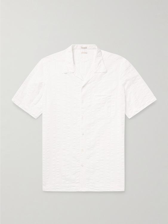 White short sleeve shirt from Massimo Alba